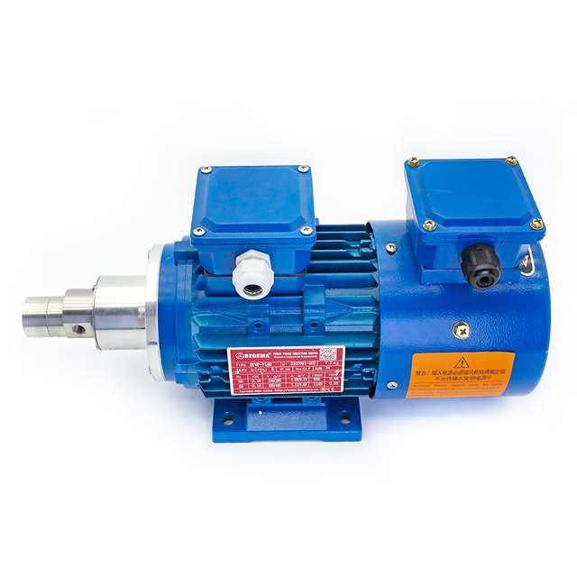 Bomba de medição de engrenagem magnética micro com motor de frequência variável à prova de explosão