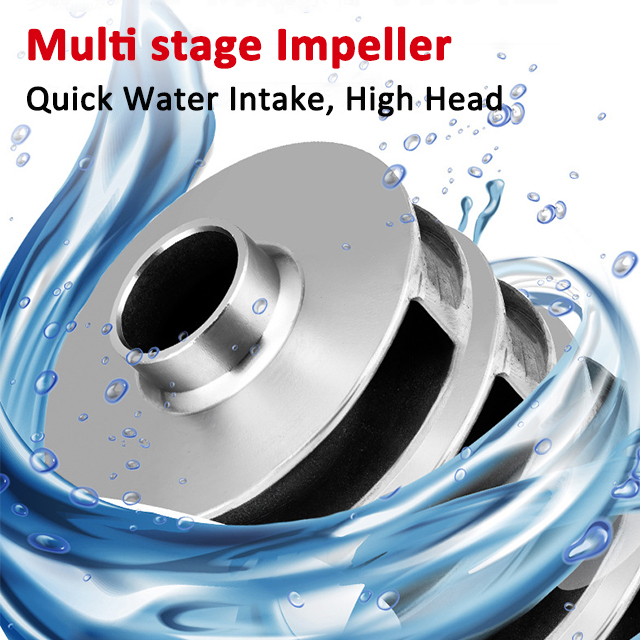 QD Tipo de bomba submersível de vários estágios