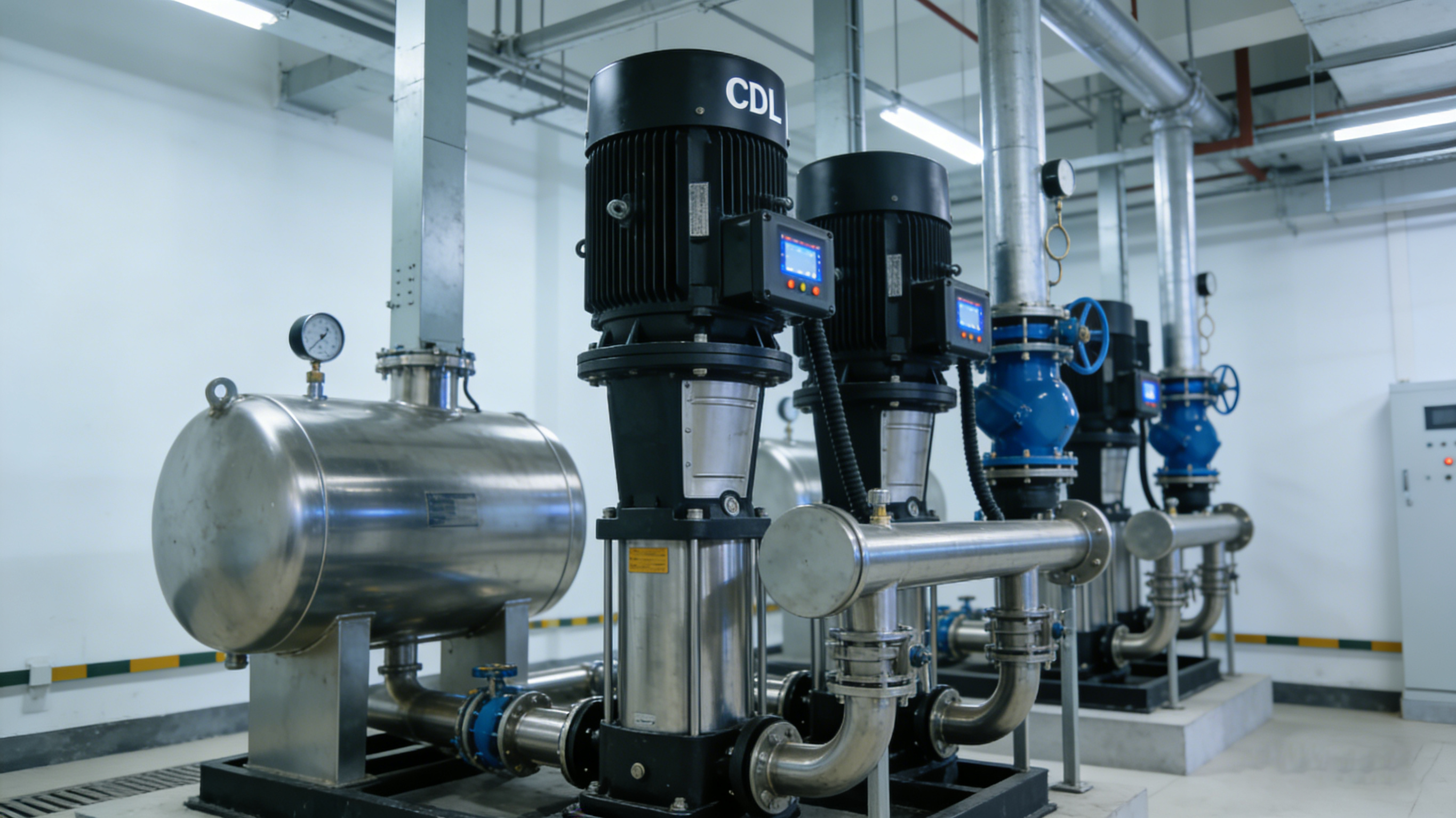Bombas centr&iacute;fugas verticais multiest&aacute;gios CDL/CDLF