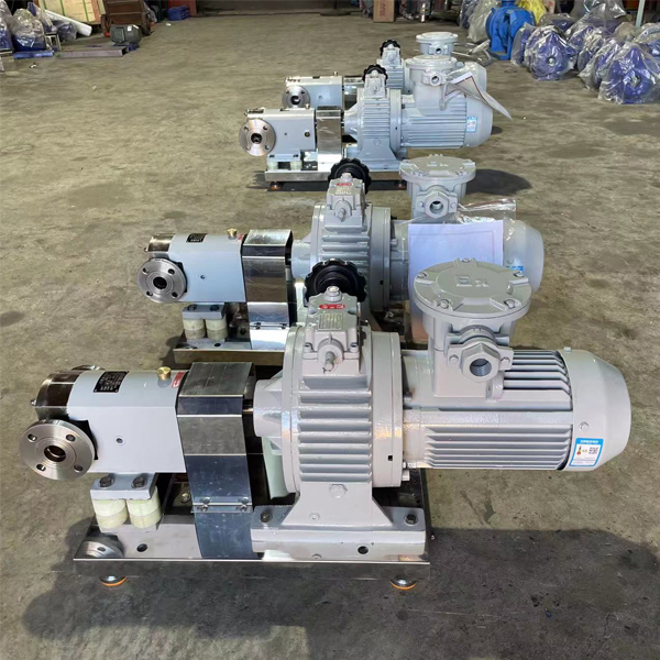 Bomba de rotor rotativo de aço inoxidável de qualidade alimentar