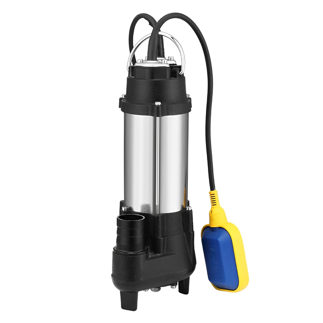 Bomba de esgoto submersível com controlador de nível de água